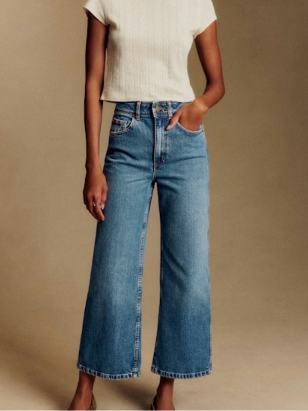 Sézane Le Crop Denim - Picture 3 of 14